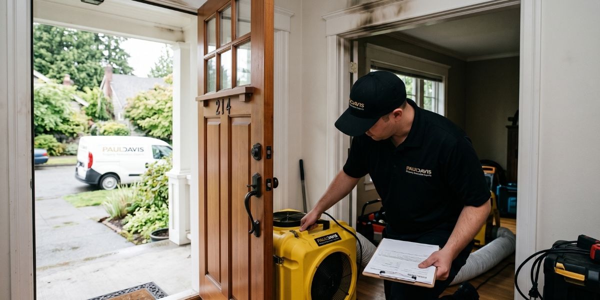 Paul Davis of Greater Seattle Answers as a Family-Owned Team, Not a Corporate Hotline, When Your Home Catches Fire